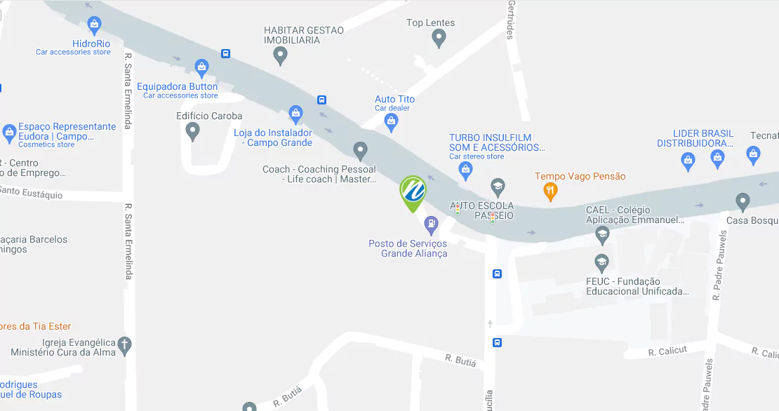Mapa de localização do empreendimento